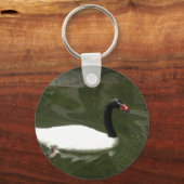 Porte-clés Cygne noir et blanc (Recto)