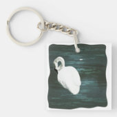 Porte-clés Cygne sur l'étang (Devant)