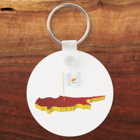 Porte-clés Cyprus Map (Recto)