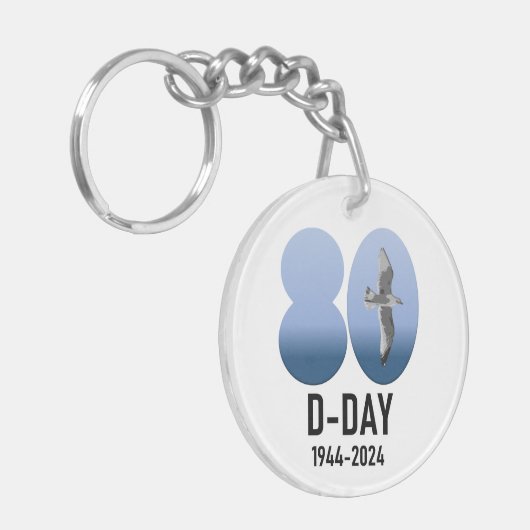 Porte-clés D-Day 80 - 1944-2024 (Devant gauche)