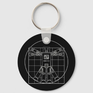 Porte-clés Da Vinci Vitruvian Robot