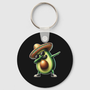 Porte-clés Dabbing Avocado Funny Vegan Food Lover Cinco De Ma