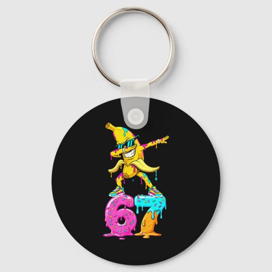 Porte-clés Dabbing Banana 67 Ice Cream Drip Funny Six Seven M (Recto)