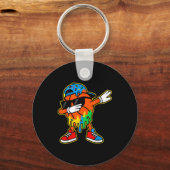 Porte-clés Dabbing Basketball Ice Cream Drip Boys Basketball (Recto)
