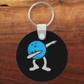 Porte-clés Dabbing Bowling Anniversaire Bowling cadeau (Recto)