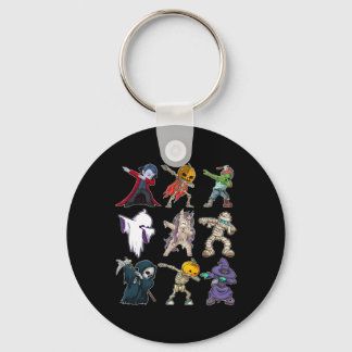Porte-clés Dabbing Boys Halloween Pumpkin Skeleton Kids Pumpk