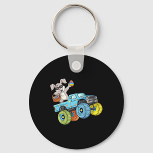 Porte-clés Dabbing Bunny Joyeux Monster de Pâques Camion Garç