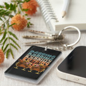 Porte-clés Dabbing Chicken (Devant droit)