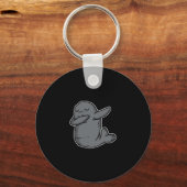 Porte-clés Dabbing Dabbing Dab Dance Manatee Lover Cadeau (Recto)