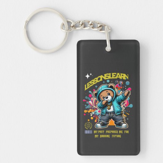 Porte-clés DABBING FUTURE LESSONS LEARN Acrylic Keychain (Devant)