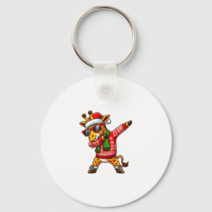 Porte-clés Dabbing Giraffe Lunettes de soleil Giraffe Animal