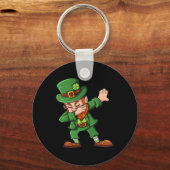 Porte-clés Dabbing Leprechaun St Patrick's Day Dab Boys Girls (Recto)