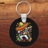 Porte-clés Dabbing Mexican Poncho Cinco De Mayo (Recto)