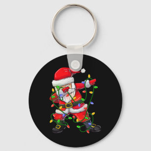 Porte-clés Dabbing Père Noël pour les garçons Filles Arbre de