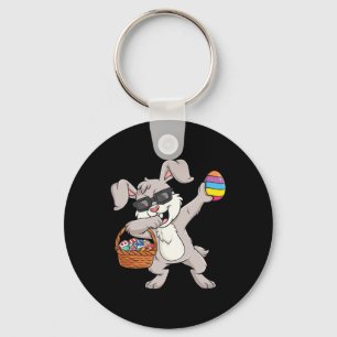 Porte-clés Dabbing Rabbit Jour de Pâques OEufs Amusants Garço
