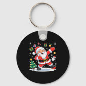 Porte-clés Dabbing Santa Claus Christmas Holiday Boys Kids Da (Recto)