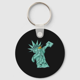 Porte-clés Dabbing Statue De La Liberté 4 juillet Enfants Gar