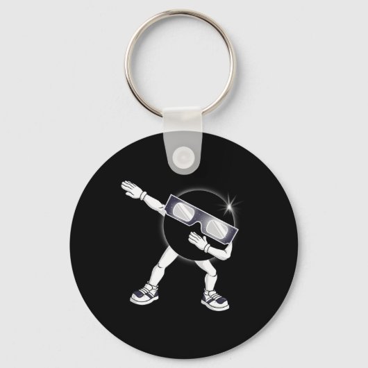 Porte-clés Dabbing Total Solar Eclipse 2024 Totality Dab Kids (Recto)