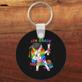 Porte-clés Dabbing Unicorn 4 juillet Girls Enfants Ados Ameri (Verso)
