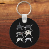 Porte-clés Dabbing Video Gamer Contrôleurs Fun Boys Jeu pour  (Recto)