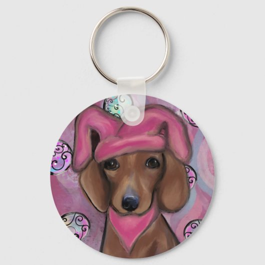 Porte-clés Dachshund (Recto)