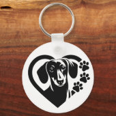 Porte-clés Dachshund (Recto)