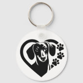 Porte-clés Dachshund (Verso)