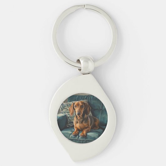 Porte-clés Dachshund (Devant)
