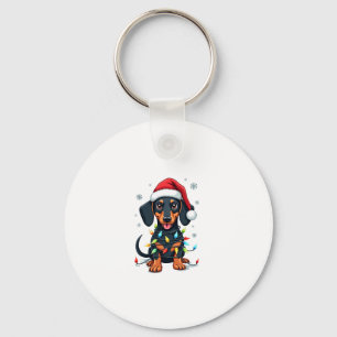 Porte-clés Dachshund Chiens Arbre Noël Sweat de Noël Cadeaux