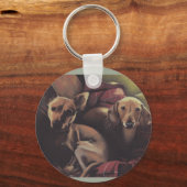Porte-clés Dachshund et Chihuahua (Recto)