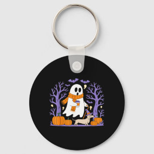 Porte-clés Dachshund fantôme qui marche Saison drôle et effra