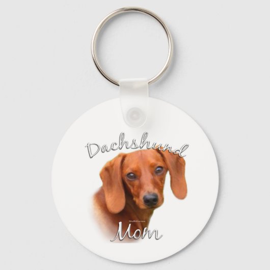 Porte-clés Dachshund Maman 2 (Recto)
