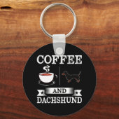 Porte-clés Dachshund mignon chien (Recto)