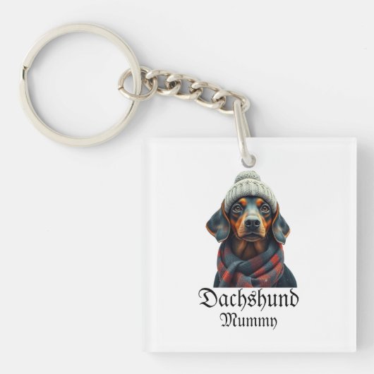 Porte-clés Dachshund mummy  (Devant)