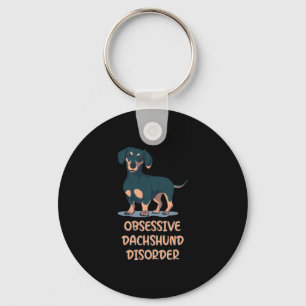 Porte-clés Dachshund obsessionnel