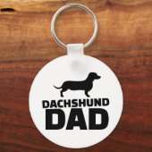 Porte-clés Dachshund papa (Recto)