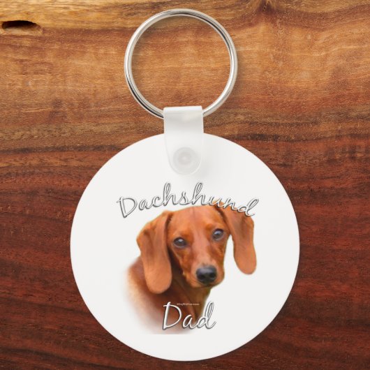 Porte-clés Dachshund Papa 2 (Verso)