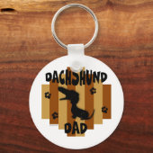 Porte-clés Dachshund Papa Porte - clé (Recto)