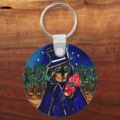 PORTE-CLÉS DACHSHUND SAINT-VALENTIN (Recto)