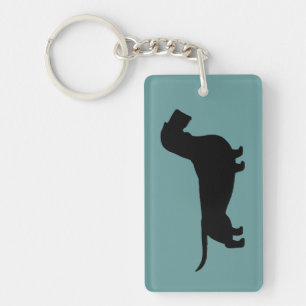 Porte-clés Dachshund Silhouette