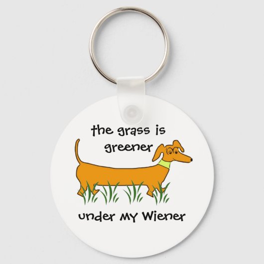 Porte-clés Dachshund Wiener (Recto)