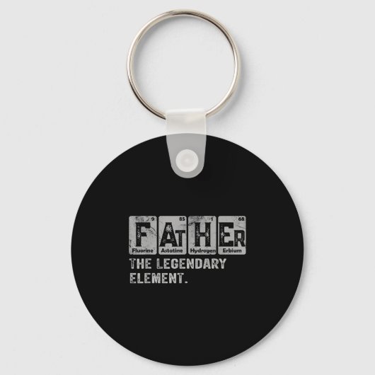 Porte-clés Dad And Son Matching Fathers Day Cool Family Scien (Recto)