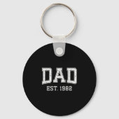 Porte-clés Dad Est 1982 Dad D Fathers Day Ized  (Recto)
