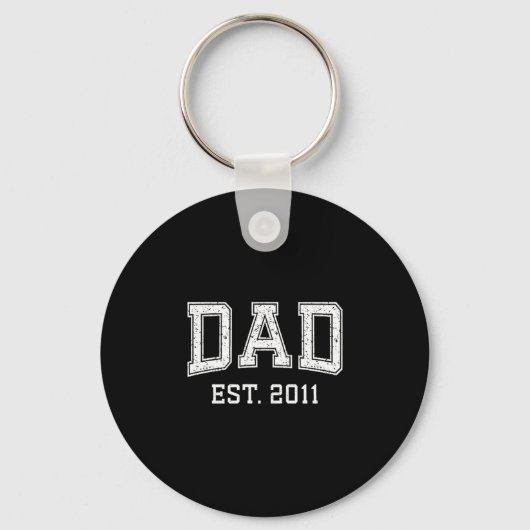 Porte-clés Dad Est 2011 Dad D Fathers Day Ized (Recto)