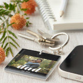 Porte-clés Dad Established Photo Father's Day (Devant Droit)