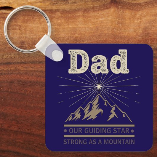 Porte-clés Dad Guiding Star Mountain (Recto)