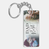 Porte-clés 'DAD' vous êtes le meilleur 2 Collage photo (Devant gauche)