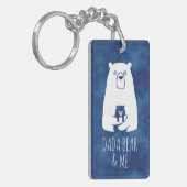 Porte-clés DADA BEAR & ME | Papa Enfants Fils Fils Ours Dada (Devant gauche)