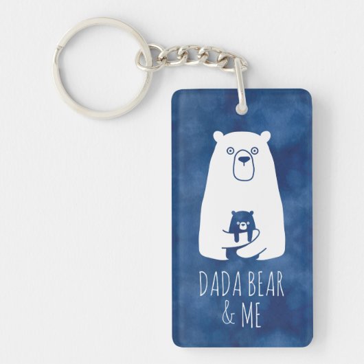 Porte-clés DADA BEAR & ME | Papa Enfants Fils Fils Ours Dada (Devant)