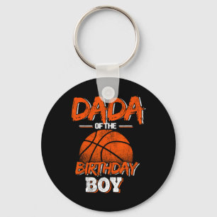 Porte-clés Dada of the Birthday Boy Basketball Lover Daddy F